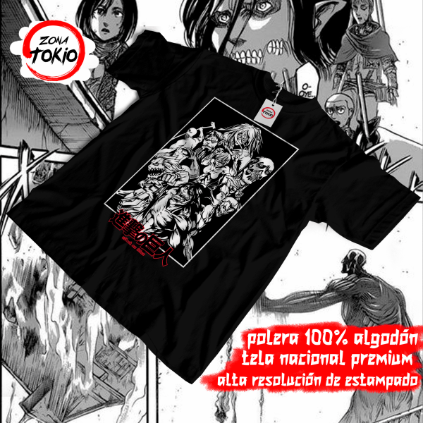 Polera Shingeki no Kyojin 10