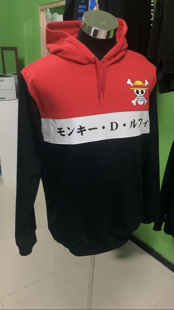 Poleron Tricolor Luffy Gear 5 - Imagen 2