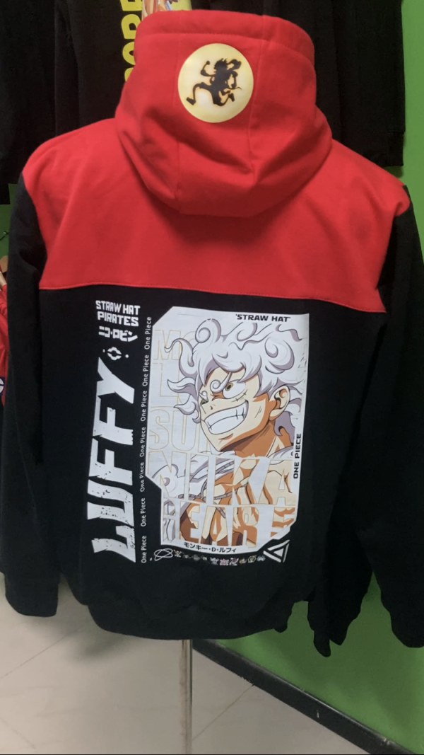 Poleron Tricolor Luffy Gear 5
